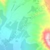 Jahuel topographic map, elevation, terrain
