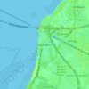 Severn Beach topographic map, elevation, terrain