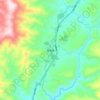 Guandong topographic map, elevation, terrain