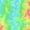 Ponte di Verzuno topographic map, elevation, terrain