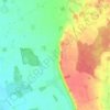North Cliffe topographic map, elevation, terrain