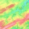Bonsin topographic map, elevation, terrain