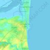 Gorleston-on-Sea topographic map, elevation, terrain