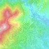 Castagnea topographic map, elevation, terrain