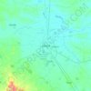 Udon Thani topographic map, elevation, terrain