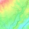 Caringin topographic map, elevation, terrain