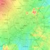 Chengdu topographic map, elevation, terrain