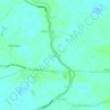 Pugaan topographic map, elevation, terrain