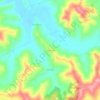 Kızılelma topographic map, elevation, terrain