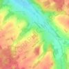 Roedle topographic map, elevation, terrain