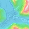 Milford Sound topographic map, elevation, terrain