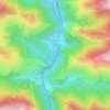 Lescoude topographic map, elevation, terrain
