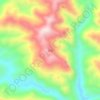 Poyan topographic map, elevation, terrain