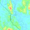 Sempayang topographic map, elevation, terrain