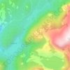 Preikestolen topographic map, elevation, terrain