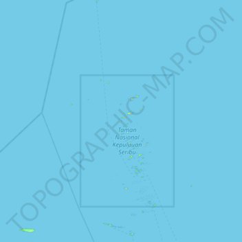 Pulau Lipan topographic map, elevation, terrain