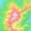 Humphreys Peak topographic map, elevation, terrain