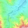 Sabaneta topographic map, elevation, terrain