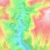 Murteira topographic map, elevation, terrain