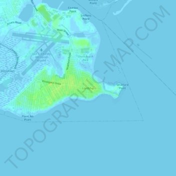 Lordship topographic map, elevation, terrain