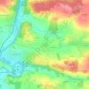 Les Noës topographic map, elevation, terrain
