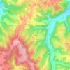 Vialard topographic map, elevation, terrain