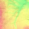 Kurgan Oblast topographic map, elevation, terrain