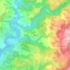 Rivière topographic map, elevation, terrain