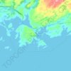Port Aux Basques topographic map, elevation, terrain