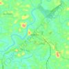 Nilambur topographic map, elevation, terrain