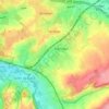 Lubosch topographic map, elevation, terrain