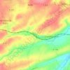 Fréval topographic map, elevation, terrain