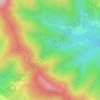Kanale topographic map, elevation, terrain