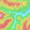 Başçatak topographic map, elevation, terrain