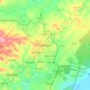 Empangeni topographic map, elevation, terrain