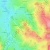 Puy de la Rode topographic map, elevation, terrain