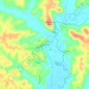 Saint Meinrad topographic map, elevation, terrain
