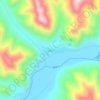 Dongda topographic map, elevation, terrain