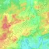 Perchting topographic map, elevation, terrain