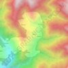 Kanon topographic map, elevation, terrain