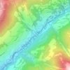 Mörel topographic map, elevation, terrain