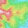 Gaschney topographic map, elevation, terrain