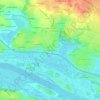 Le Clos Veillard topographic map, elevation, terrain