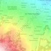 Texacazintla topographic map, elevation, terrain