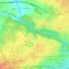combe de la Lande topographic map, elevation, terrain