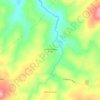 Lower Wallaby Rocks topographic map, elevation, terrain