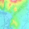 Chauffour topographic map, elevation, terrain