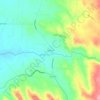 Gold Hill topographic map, elevation, terrain