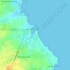 La Bretonne topographic map, elevation, terrain