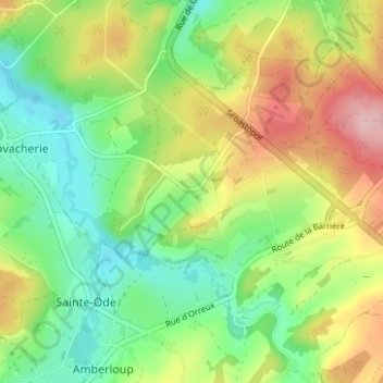 Aviscourt topographic map, elevation, terrain